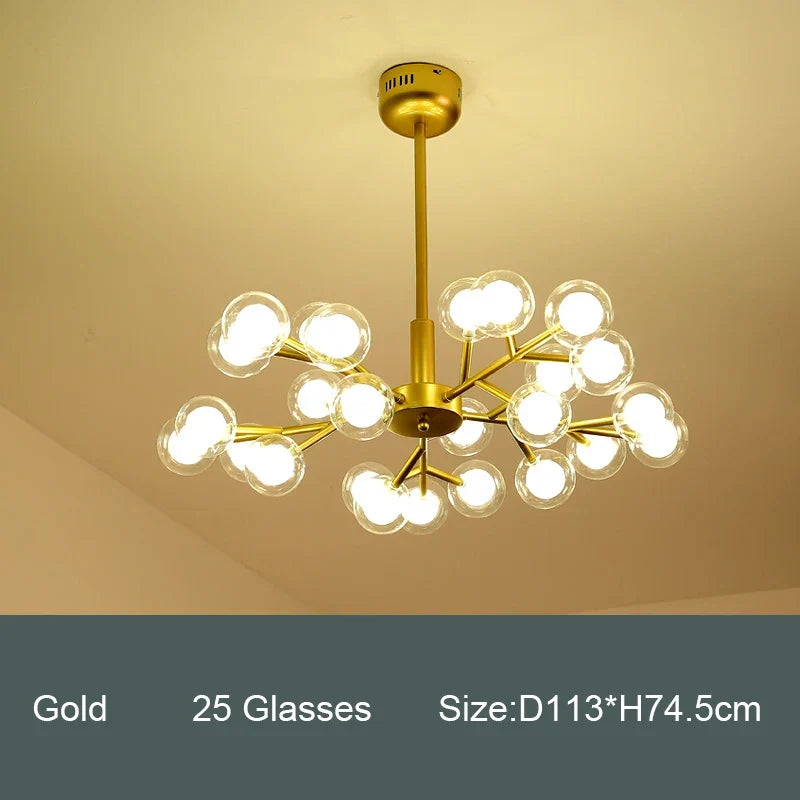 lustre moléculaire nordique design pour intérieur élégant