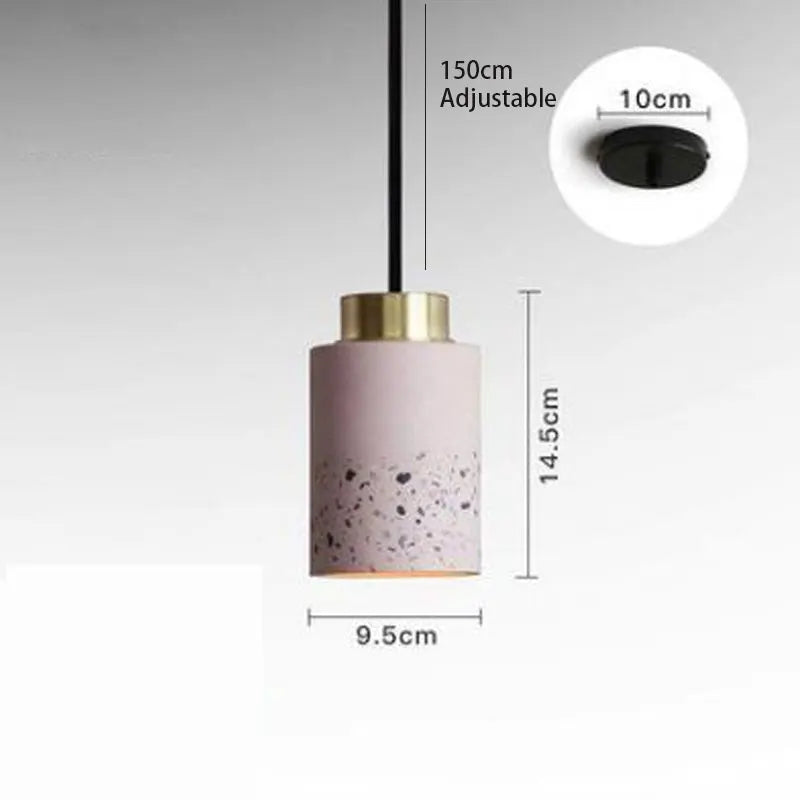 suspension vintage en ciment pour bar et café