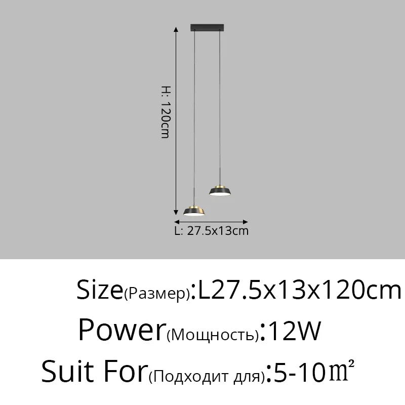 suspension de chevet luxe minimaliste petit lustre moderne