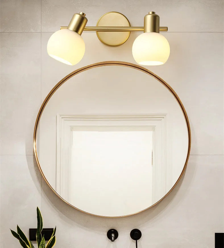 applique murale led 3 têtes lumière chaude/froide/blanc