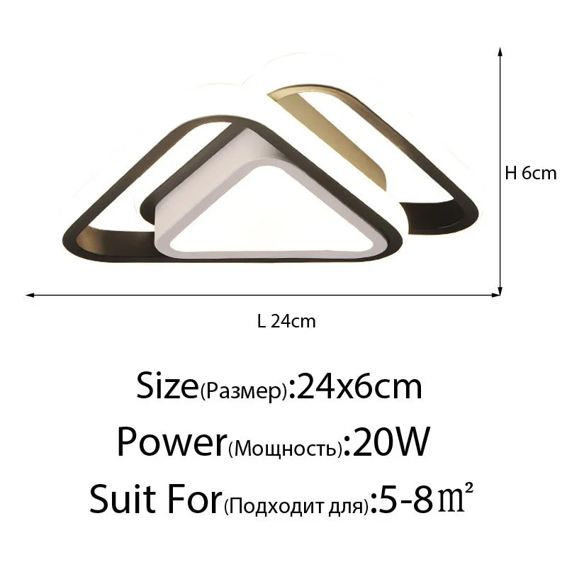 plafonnier led créatif design nordique pour décorer votre foyer