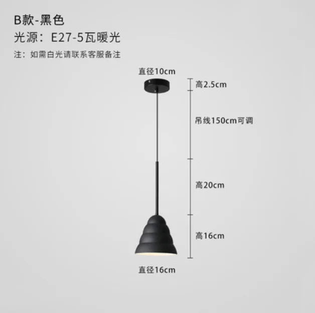 suspension nordique décorative pour éclairage créatif intérieur