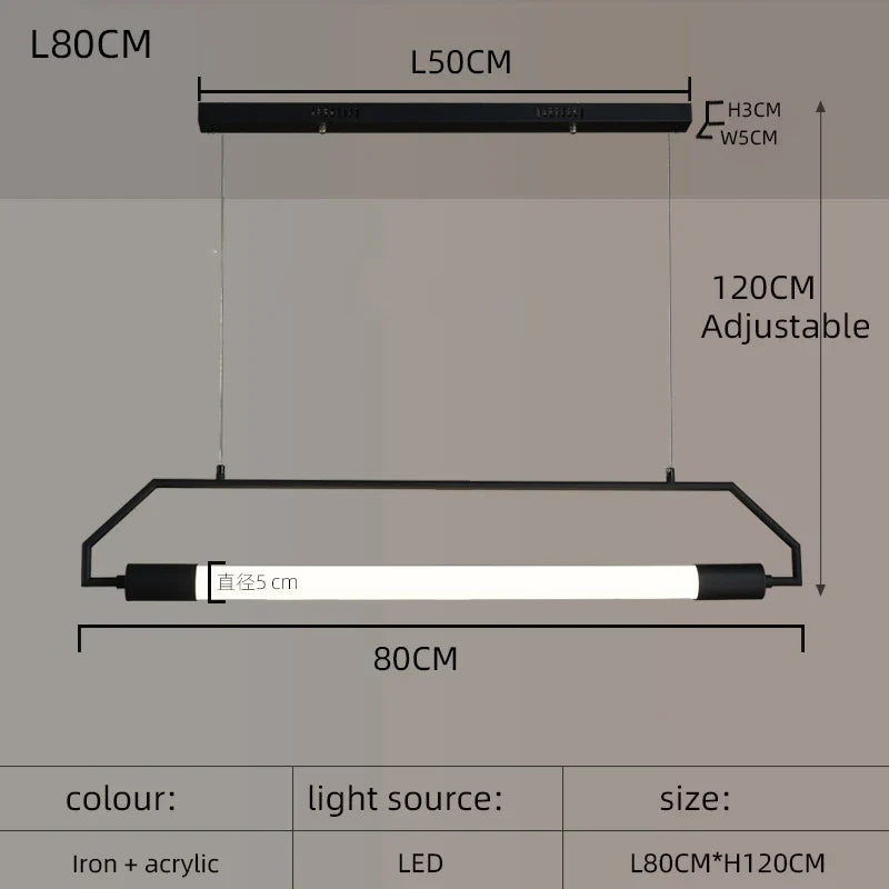 lustre moderne pour café et espace de loisirs