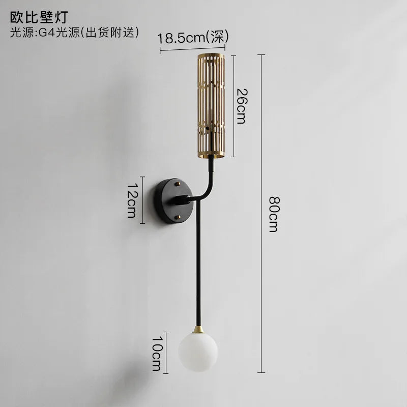 Applique murale LED moderne nordique G4