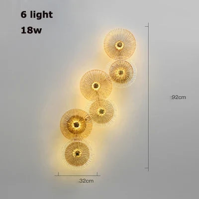 lampe à poser postmoderne en verre et fer doré lotus