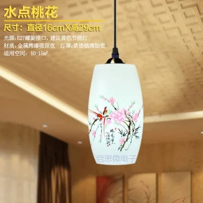 Suspension chinoise en céramique
