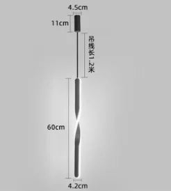 suspension en fer au design minimaliste pour intérieur élégant