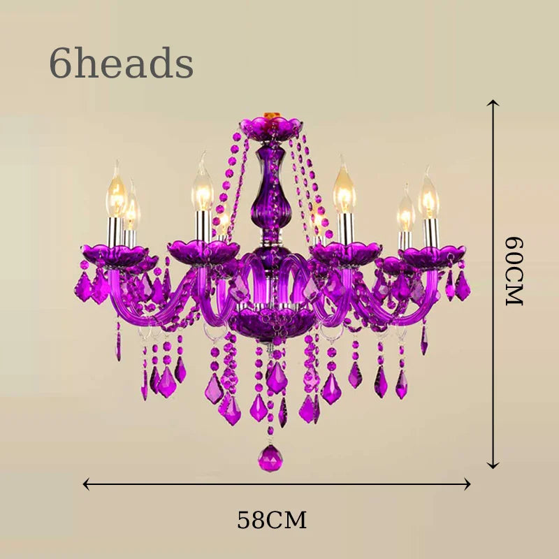lustre en cristal de luxe pour mariage et restauration