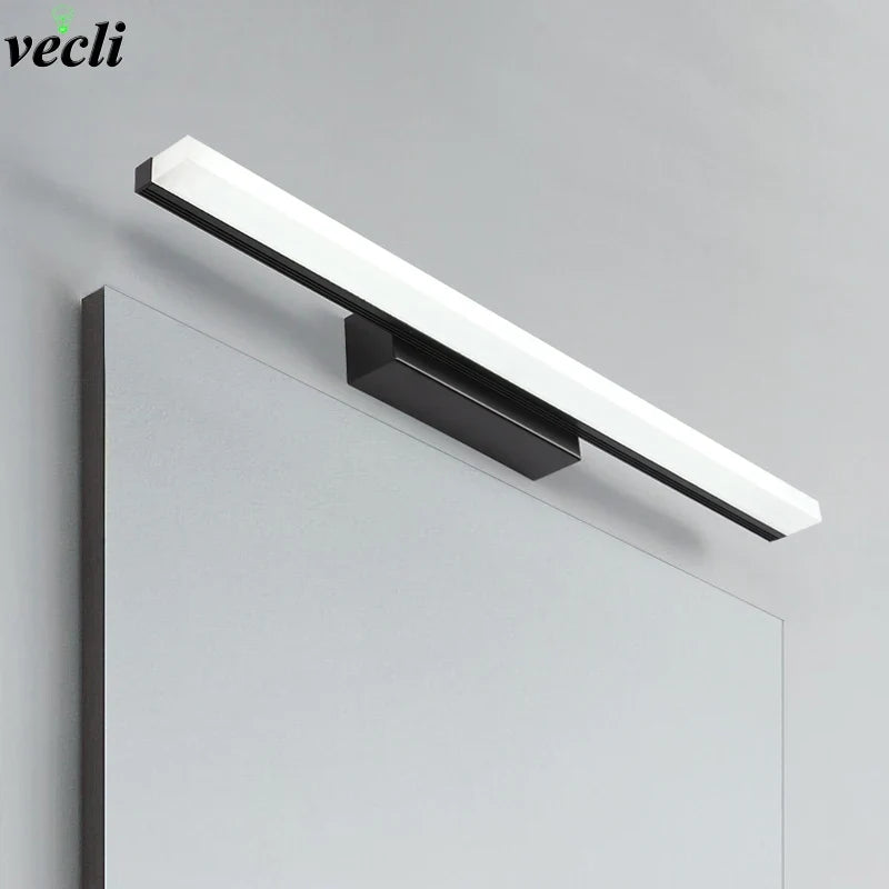 12W 490MM Bathroom Led Mirror Front Light ,LED Stainless Steel Wall Mounted Bathroom Lights AC85-260V Bar Modern Wall Lamps
