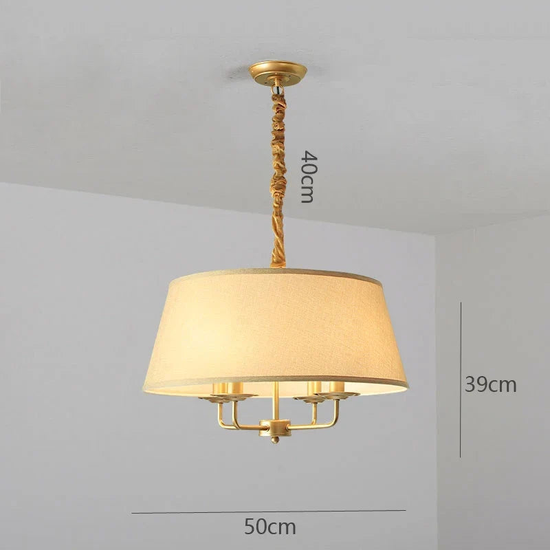 luminaire suspendu led style rétro américain pour salon moderne