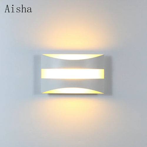 10W LED Wall Lamp Wrought Iron Wall Light  Indoor Corridor Staircase Living Room Bedroom Bedside Decorative Lighting