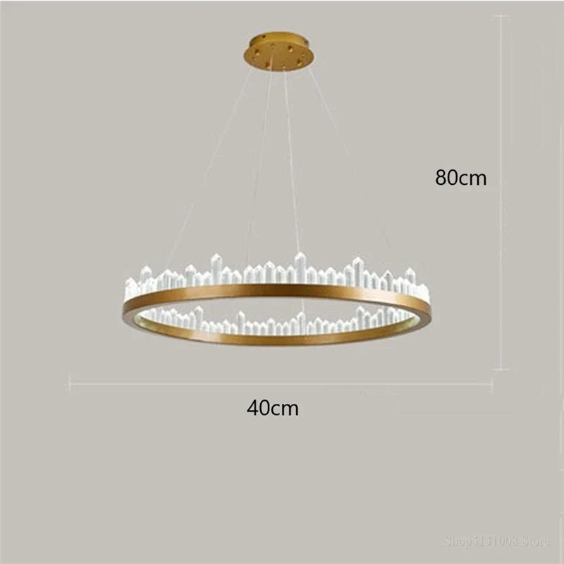 suspension en cristal moderne pour décoration intérieure élégante