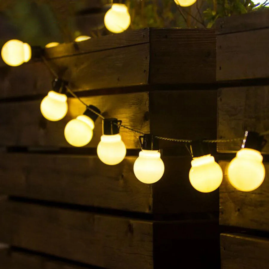 guirlande lumineuse led pour décoration extérieure festive