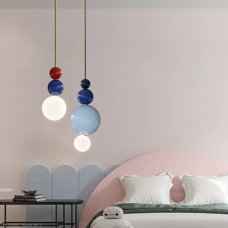 suspension moderne minimaliste en résine gourde