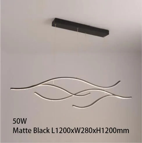 lustre led moderne créatif pour éclairage intérieur décoratif