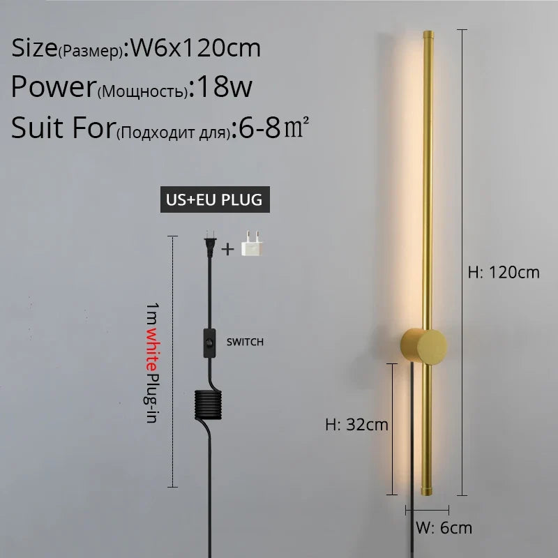 Simple avec prise 	 applique murale LED moderne lumières salon étude chambre chevet couloir allée salon cuisine lampe éclairage intérieur
