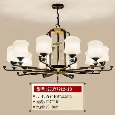 lustre moderne simple rétro avec lumières led élégantes