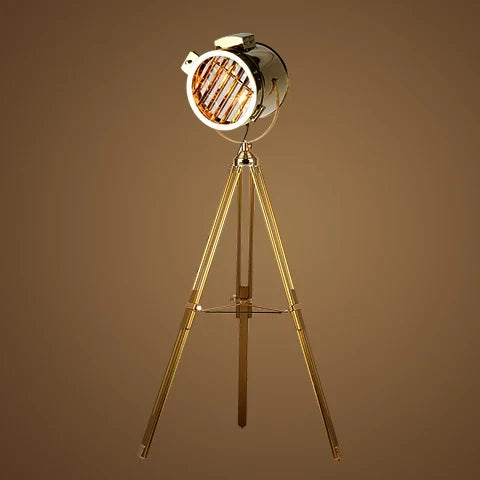 lampe de sol rétro industrielle style navale nordique