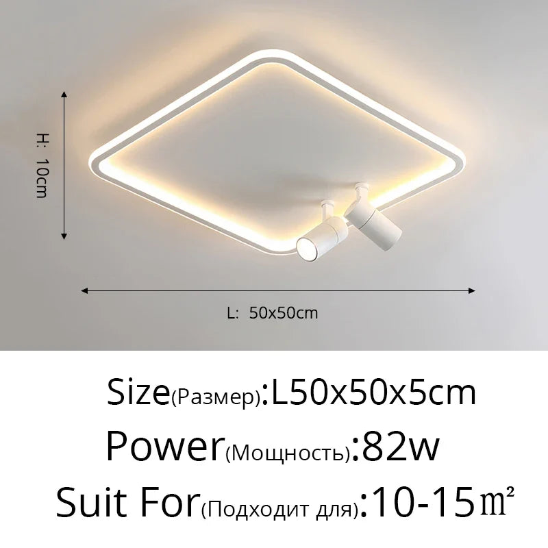 lustre led moderne pour intérieur décoration lumière projecteur
