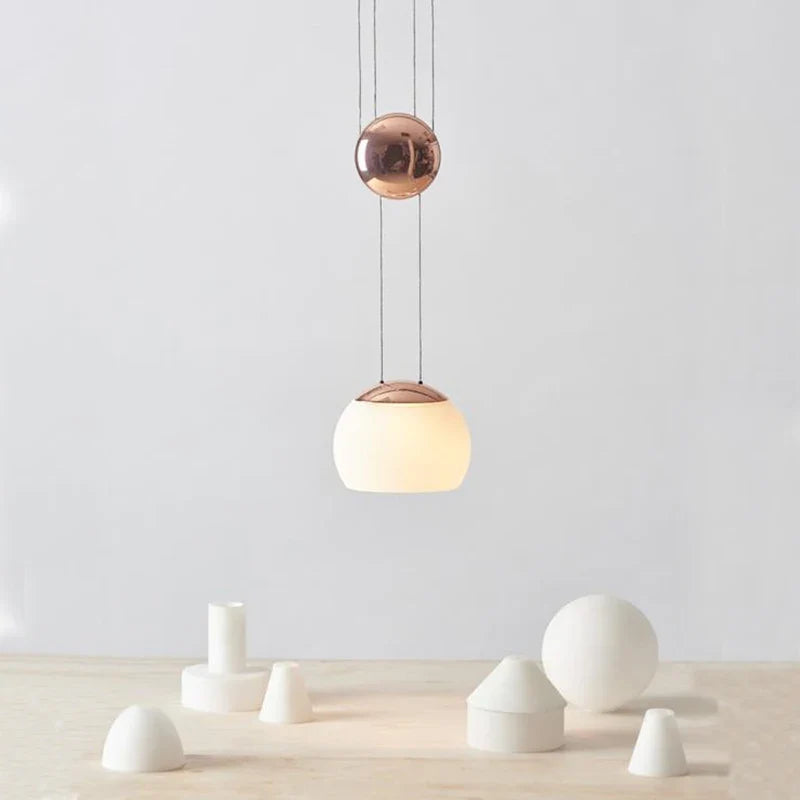 suspension nordique en verre design ajustable style loft