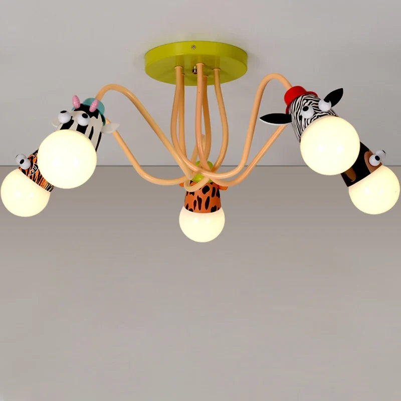 lustre animal pour chambre enfant et salle à manger