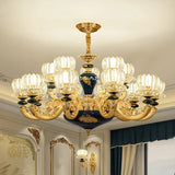 lustre moderne en céramique et verre pour intérieur élégant