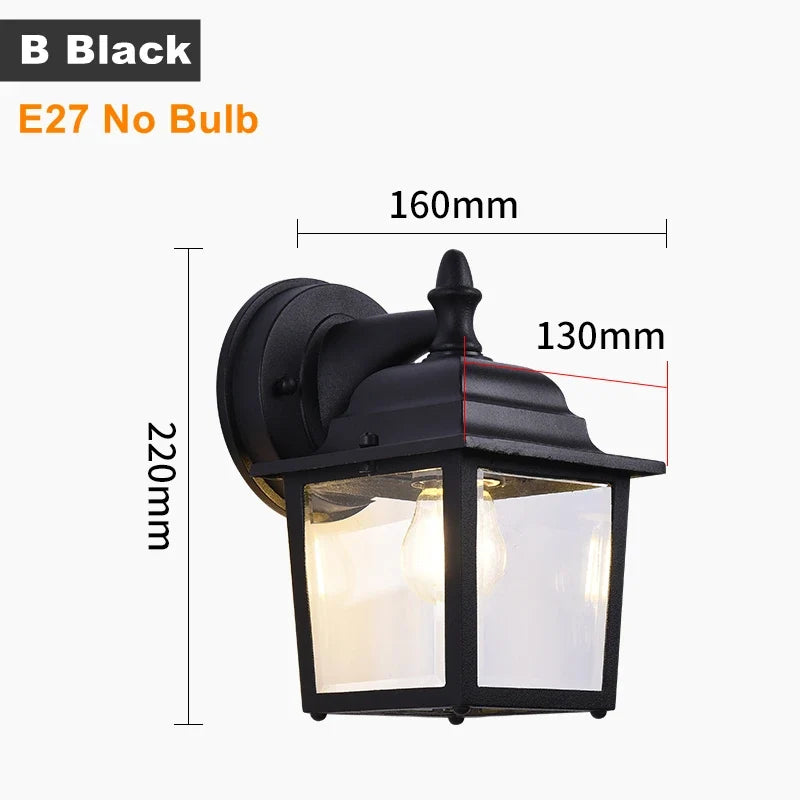 applique murale led rustique en fer vintage pour intérieur et extérieur