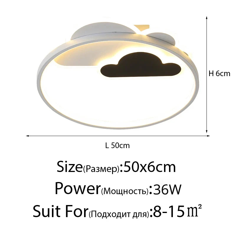 plafonnier led créatif pour intérieur lumineux et moderne
