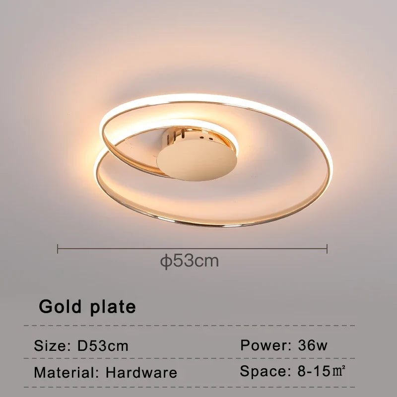 plafonnier led moderne pour décoration intérieure design élégant