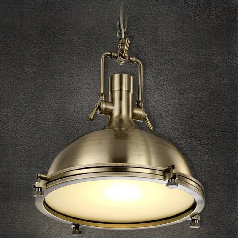 lustre industriel en fer style nordique pour cadeaux de nouvel an