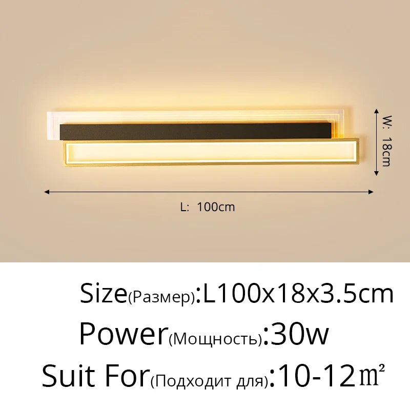 applique murale led moderne pour éclairage intérieur élégant