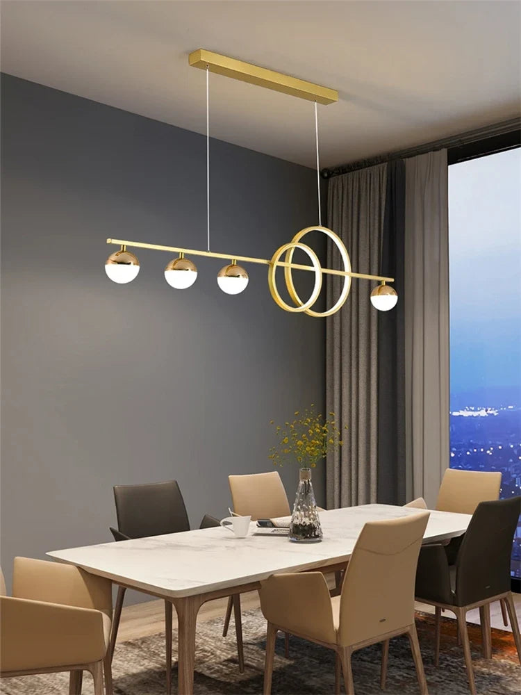 lustre de luxe nordique lumière led moderne créatif