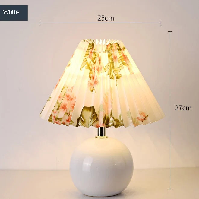 lampe de chevet moderne en céramique pour bureau et veilleuse créative