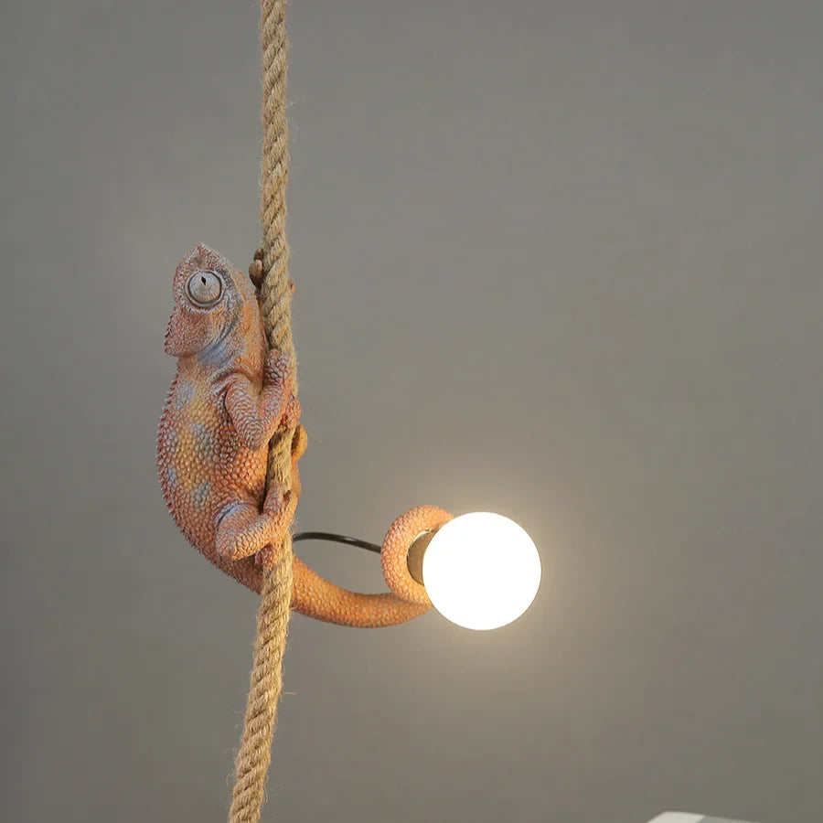 suspension en résine caméléon pour décoration artistique moderne
