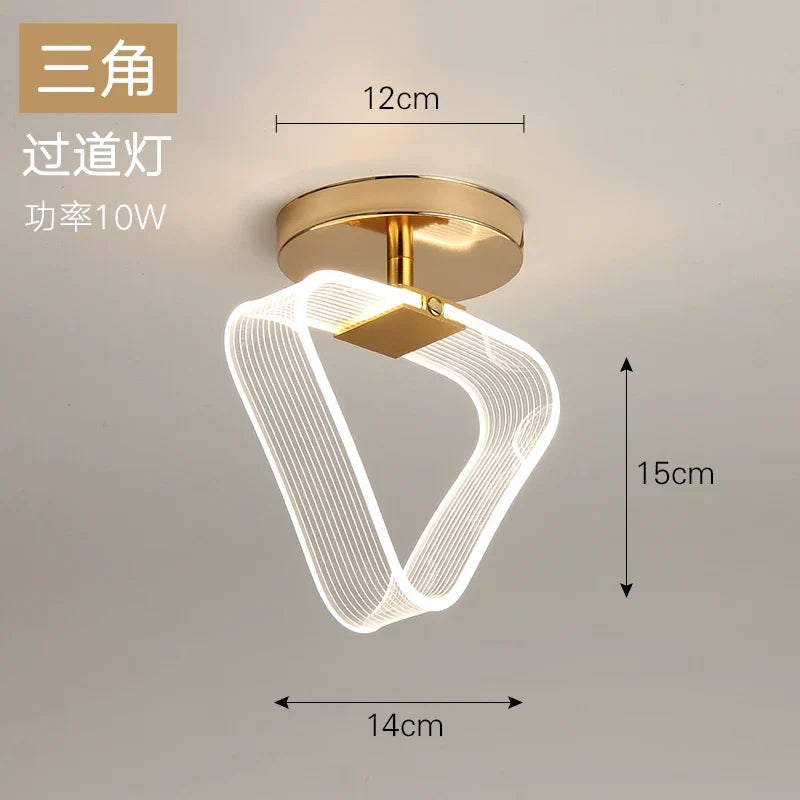 plafonnier créatif au design post-moderne pour éclairage décoratif