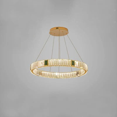 suspension en cristal design moderne pour intérieur élégant