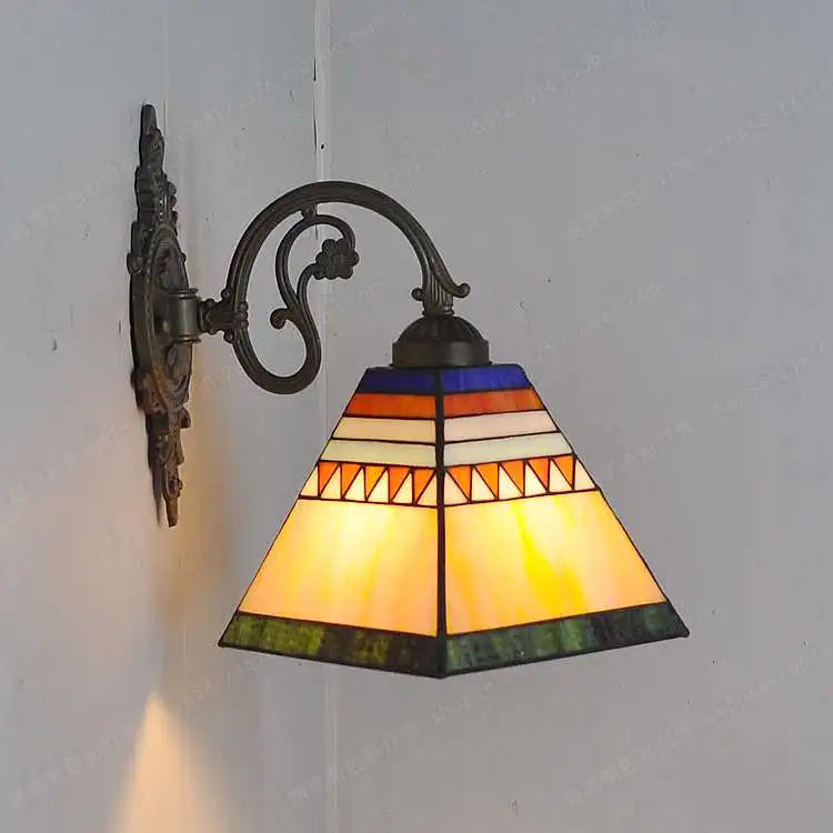 applique murale baroque américaine style tiffany pour éclairage décoratif