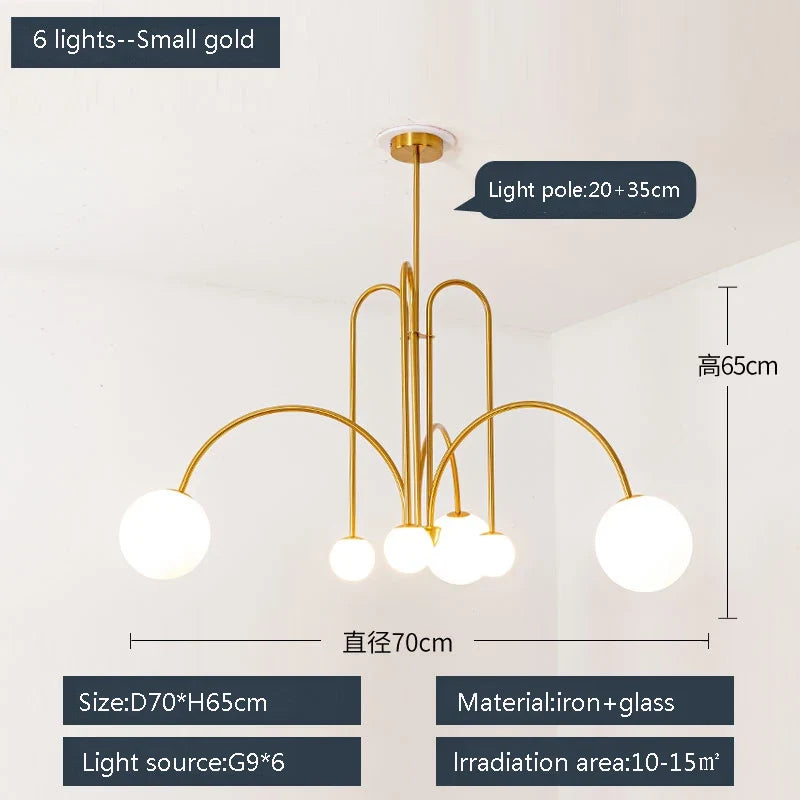 suspension moderne design postmoderne pour intérieur élégant