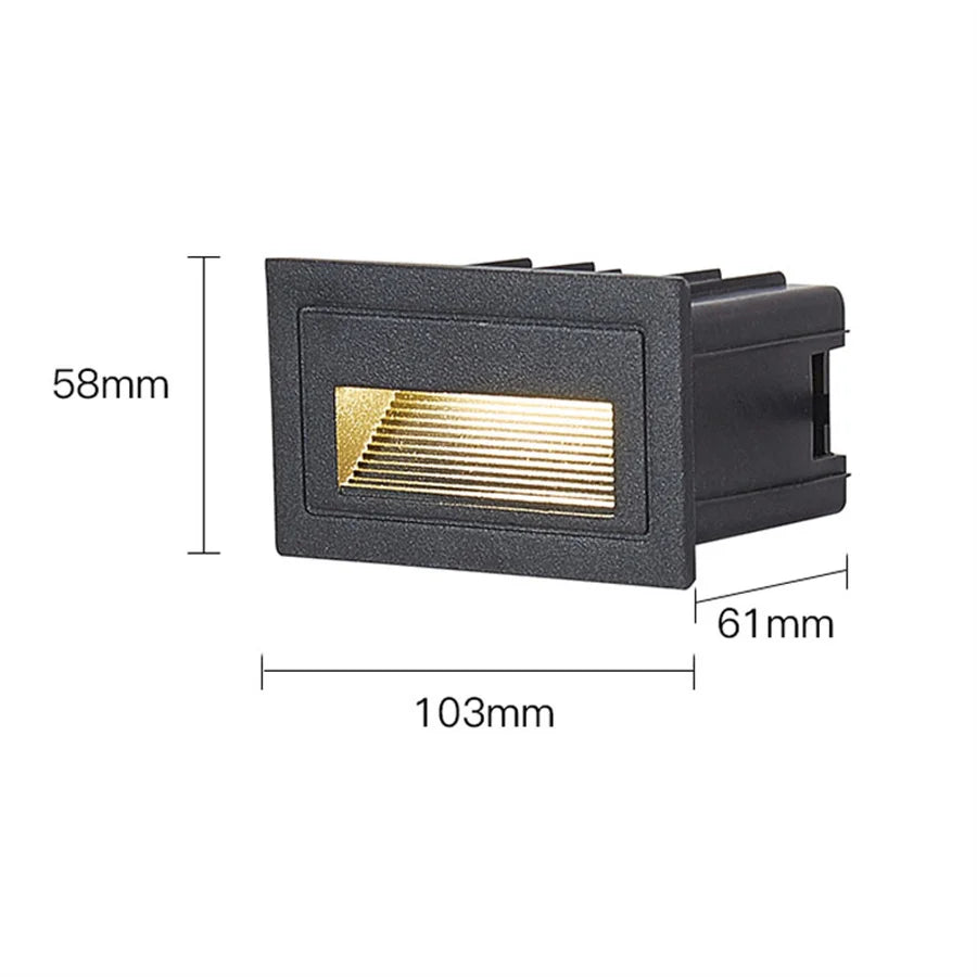 applique murale led étanche pour jardin et escaliers