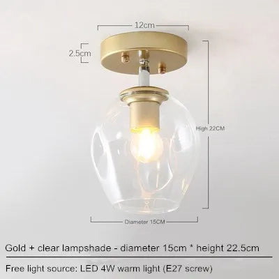 Nordic simple porch hall lamp entering the house, sun table lamp, modern simple corridor lamp, sky lantern, small ceiling lamp