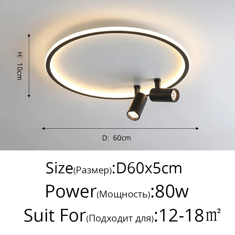lustre led moderne pour intérieur décoration lumière projecteur