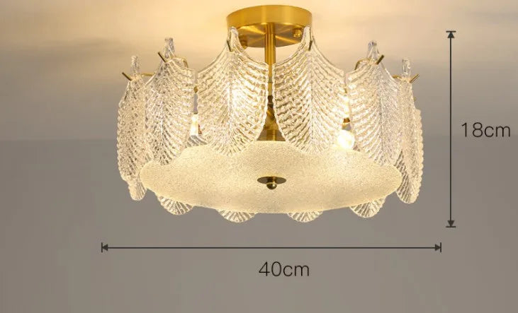 lustre de luxe en verre pour décoration intérieure élégante et moderne