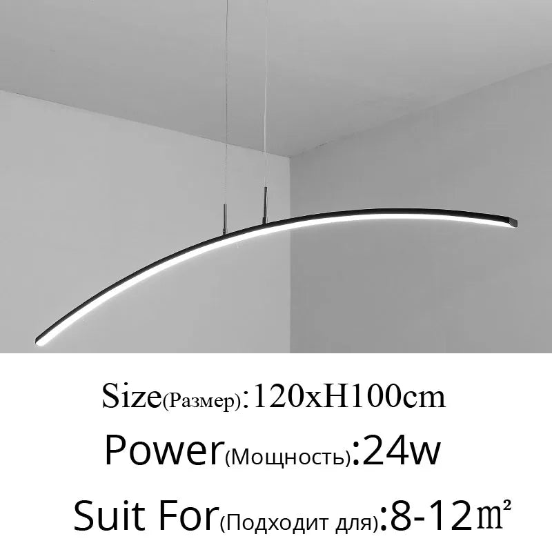 lustre suspendu moderne avec télécommande et lumières led intégrées