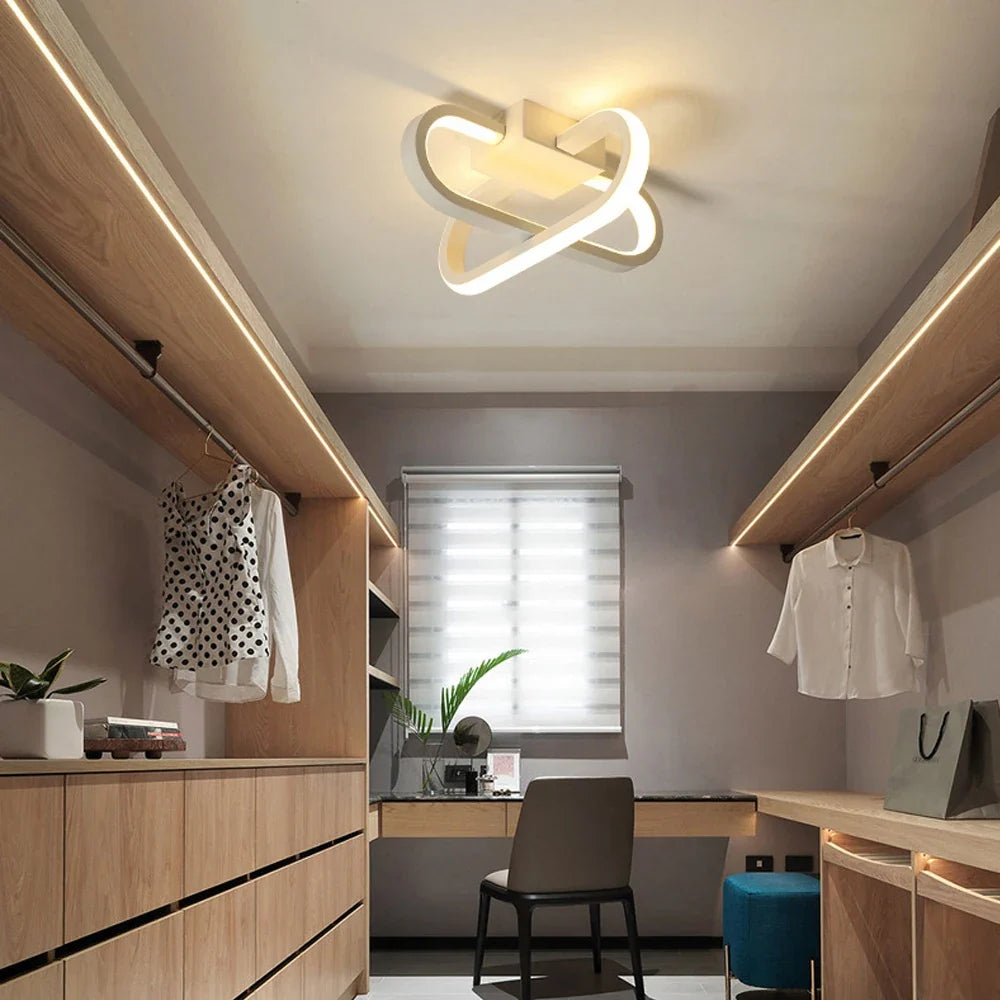 Suspension LED moderne chaud/froid décoration éclairage