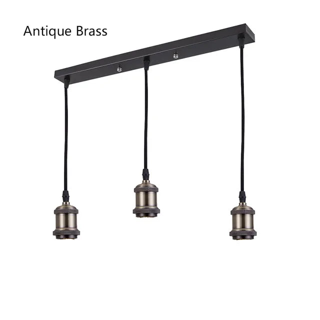 suspension rétro en aluminium style industriel pour décoration intérieure
