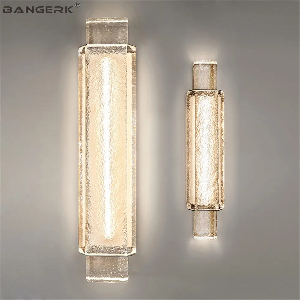applique murale led en cristal de luxe pour décoration intérieure