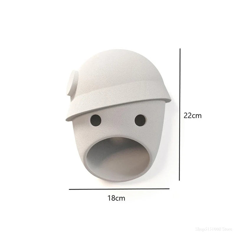 lampe de applique murale led moderne et créative en résine