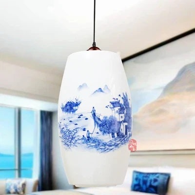 Suspension chinoise en céramique