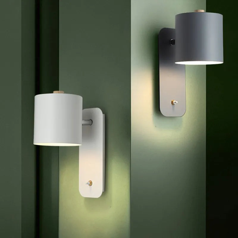 applique murale led intérieur escalier moderne décor salon interrupteur