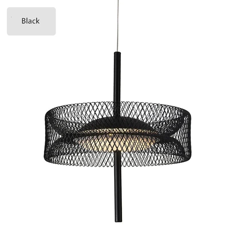 suspension nordique design coloré en métal pour intérieur à led